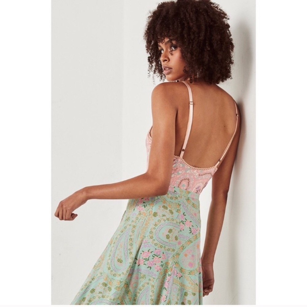 Spell City Lights Bodysuit in Peach - Picture 5 of 8